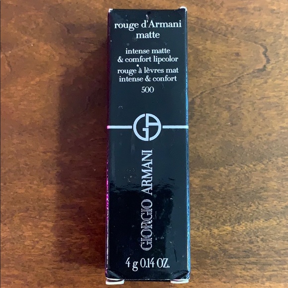 Giorgio Armani Other - Giorgio Armani Matte lipstick Fatale #500 new